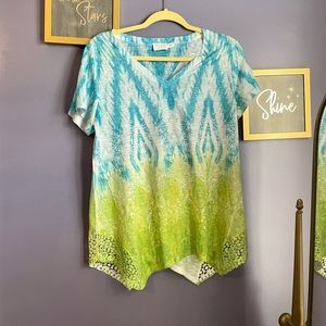 Time & tru blue and green